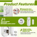 Magnetic Door Window Alarm Anti-theft Security Sensor Detector