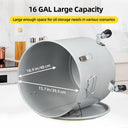 Gallon Fryer Grease Bucket, Liter Large Steel Oil Filter Pot