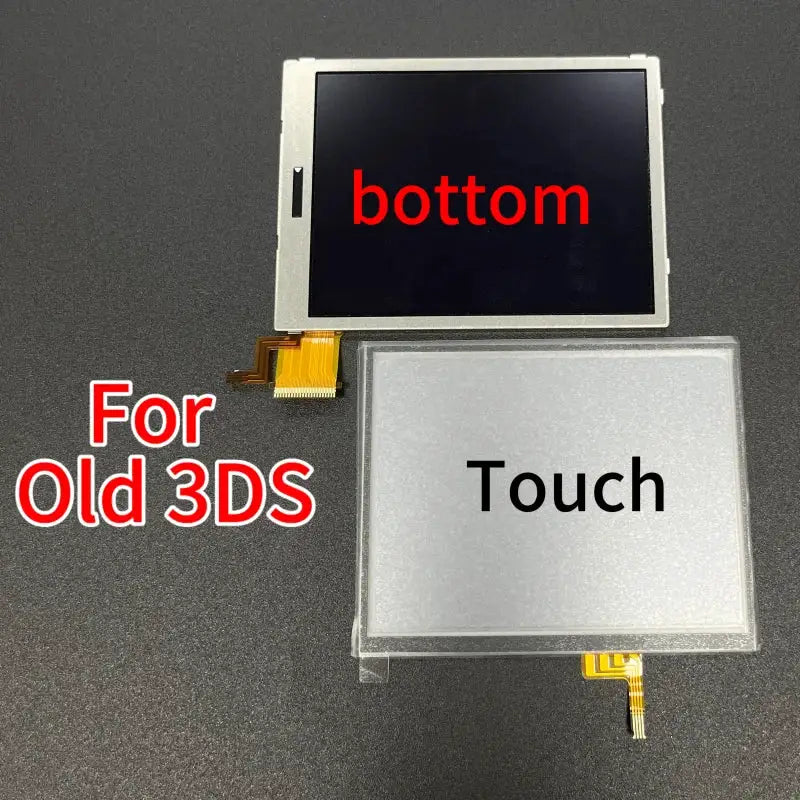 For Old 3DS 3DSXL LL Bottom Lower Down LCD Screen for Nintendo 3ds 3dsxl LCD Touch Screen Digitizer Glass Display Touch Panel