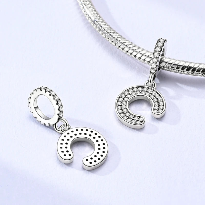 A-z Alphabet Charm Bead Sterling