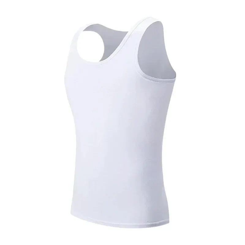 Men's Casual Cotton Tank Top Fitness Vest For Workout
