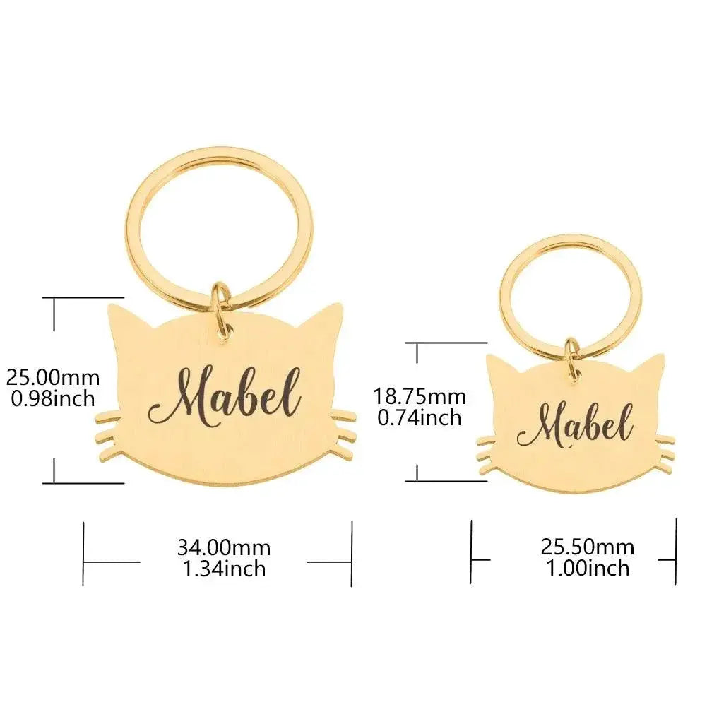 Personalized Stainless Steel Pet Tag With Free Engraving