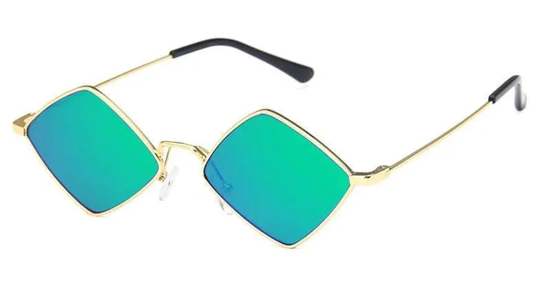 Retro Polygonal Sunglasses for Women UV400 Protection