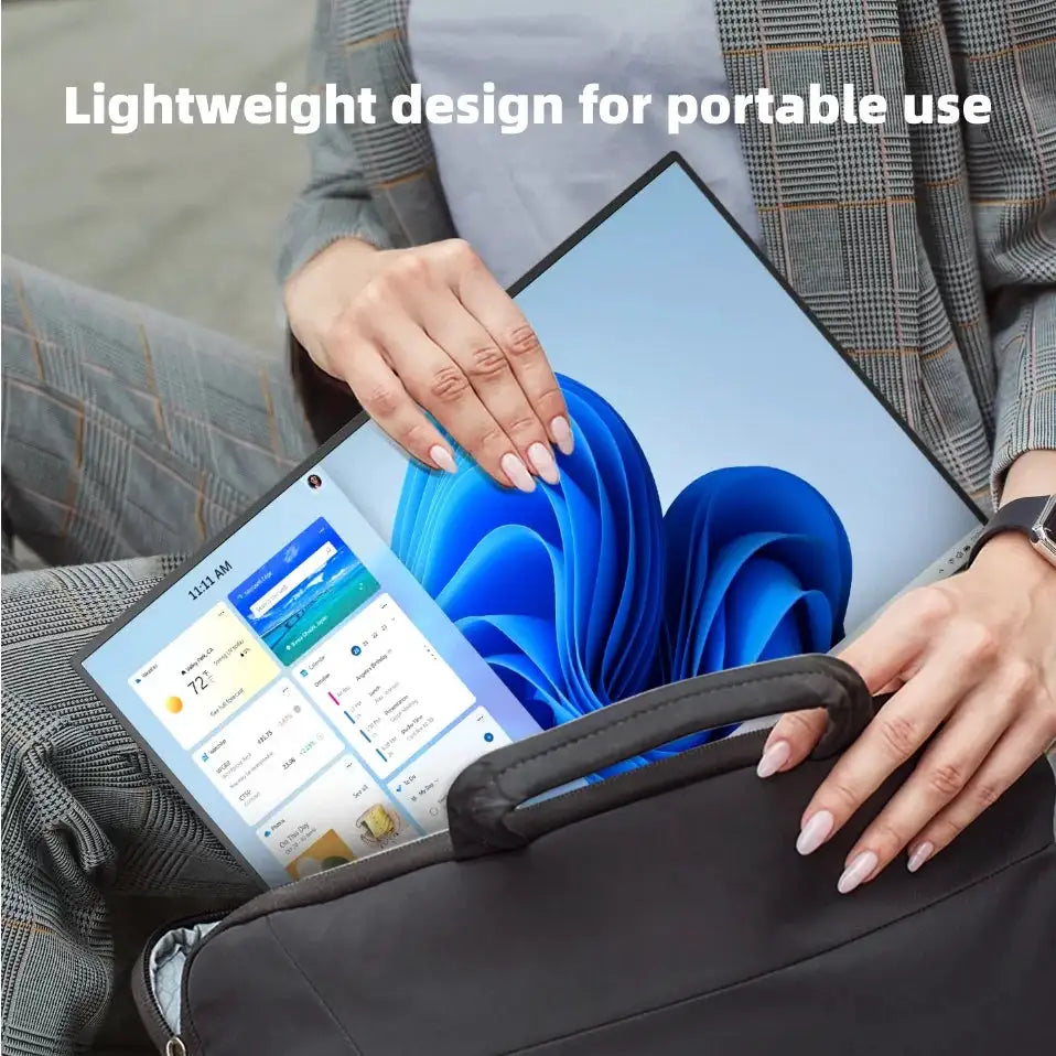 16 inch FHD 1200P IPS 100% SRGB Portable Touch Display with anti Blue Light, Suitable for Design, Editing, Video Editing, Image