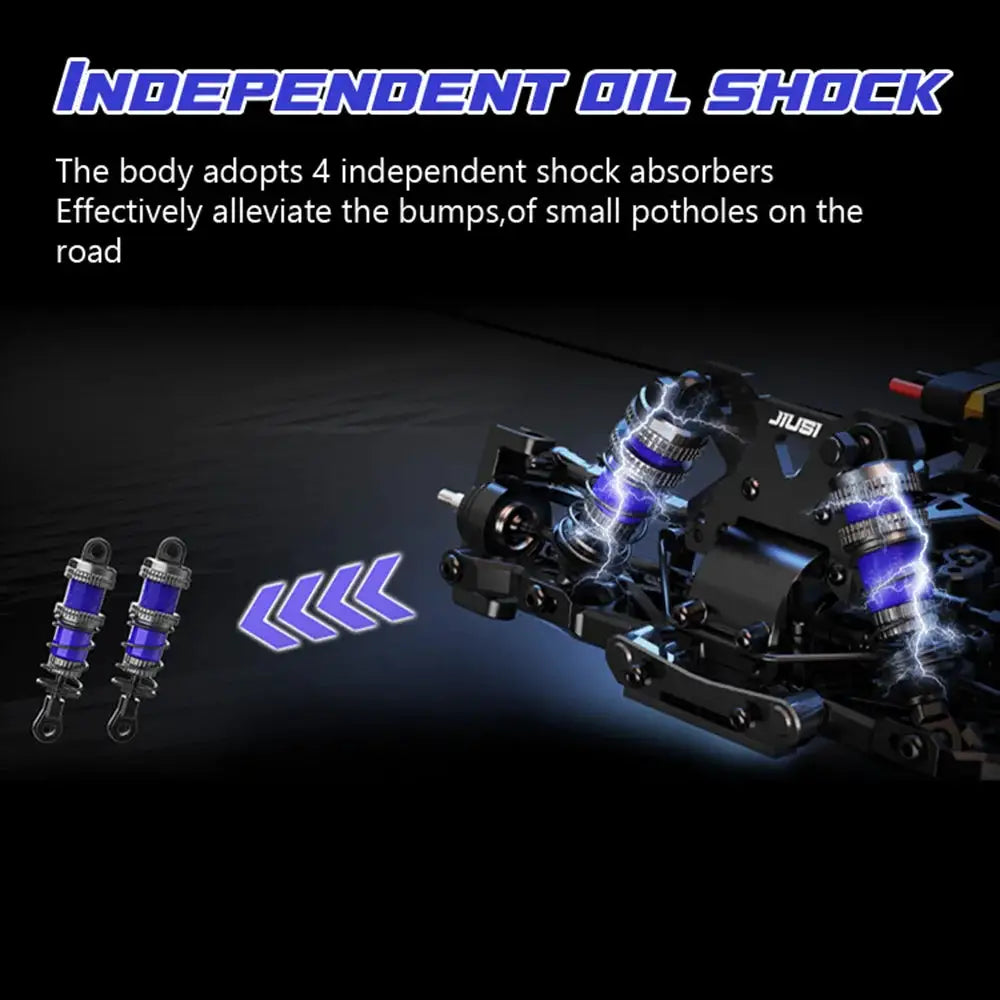JIUSI WB12 PRO 1:12 Brushless RC Car 80km/h 4WD High Speed Off-road Drift Vehicle 2.4G Remote Control Racing Car Toys As Gift