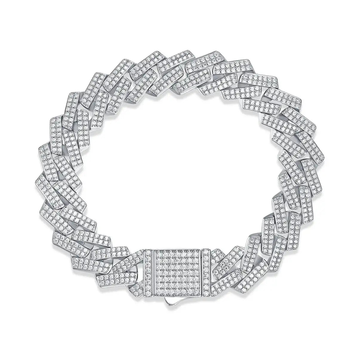 Elegant Moissanite Silver Chain Jewelry — product image 8