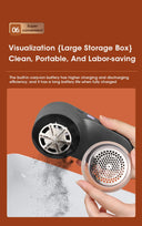 Lint Remover for Clothing LED Digital Electric Fabric Shaver