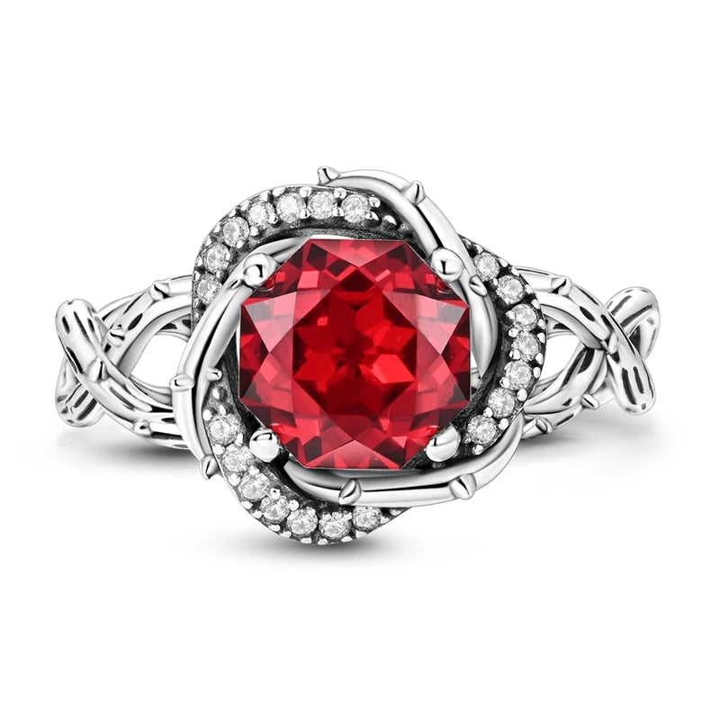 Mula Sterling Silver Thorn Rose