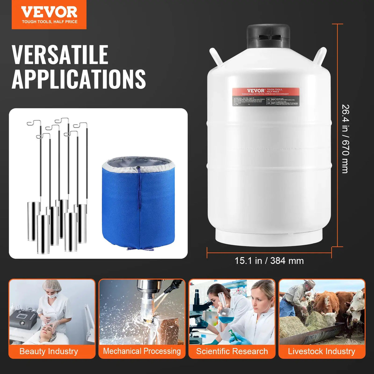 Aluminum Storage Dewar Tank — product view 9