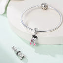 100 Sterling Silver Red Apple Bow