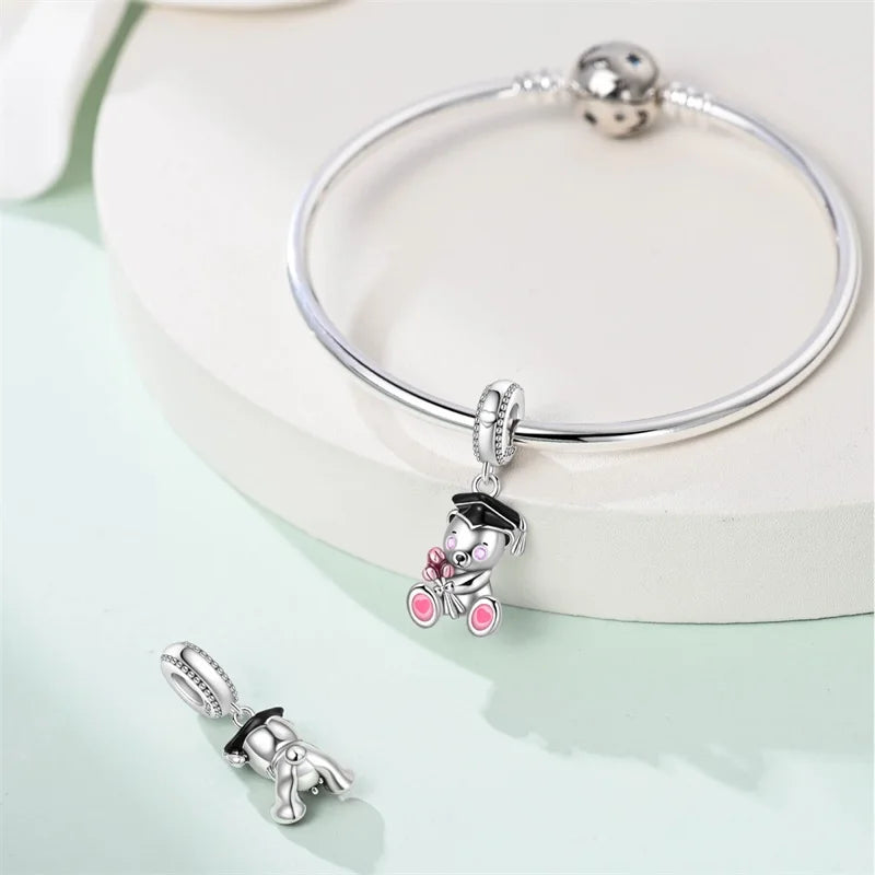 100 Sterling Silver Red Apple Bow