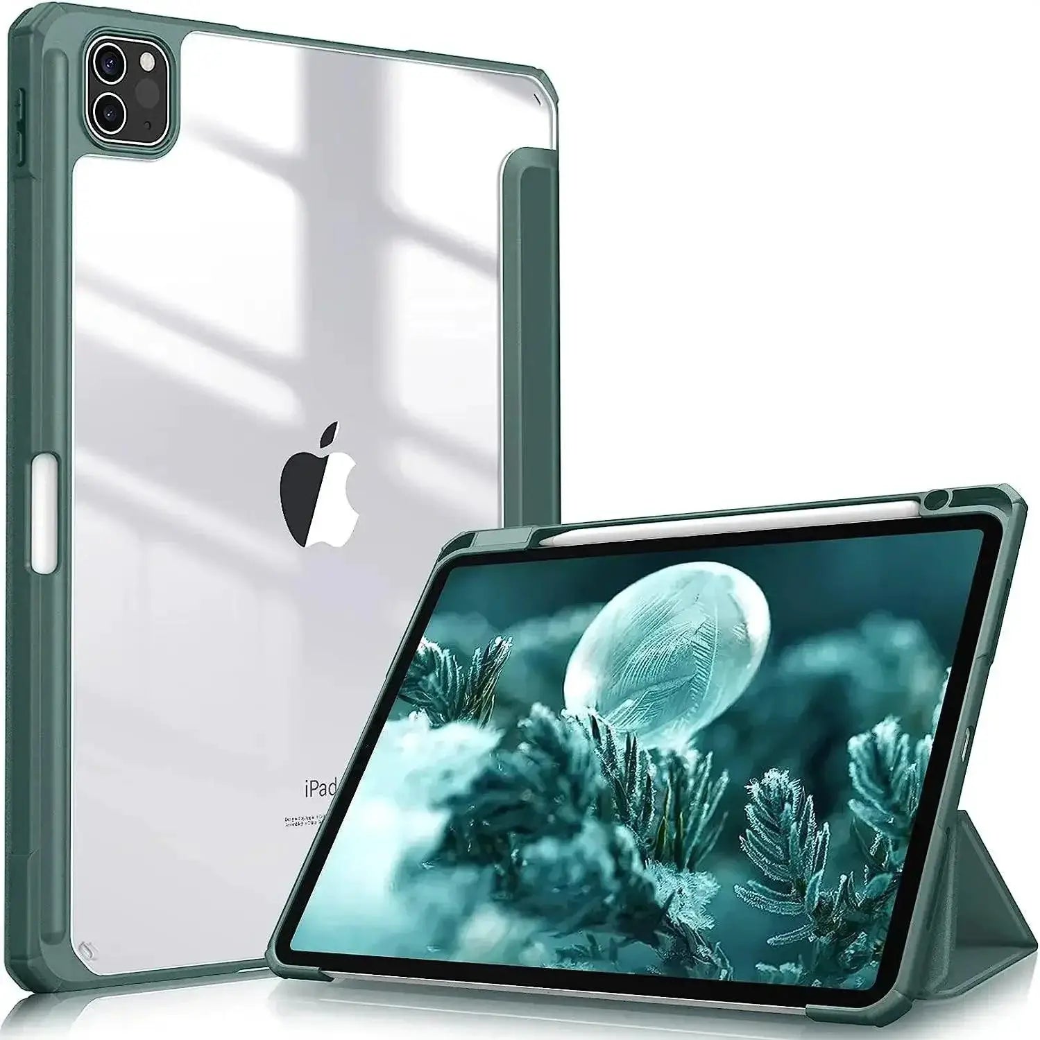 iPad Clear Case with Pencil Holder Slim Cover for Air Pro