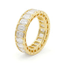 Moissanite Zircon Stacking Ring