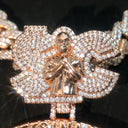 Gold Plated Iced CZ Hip