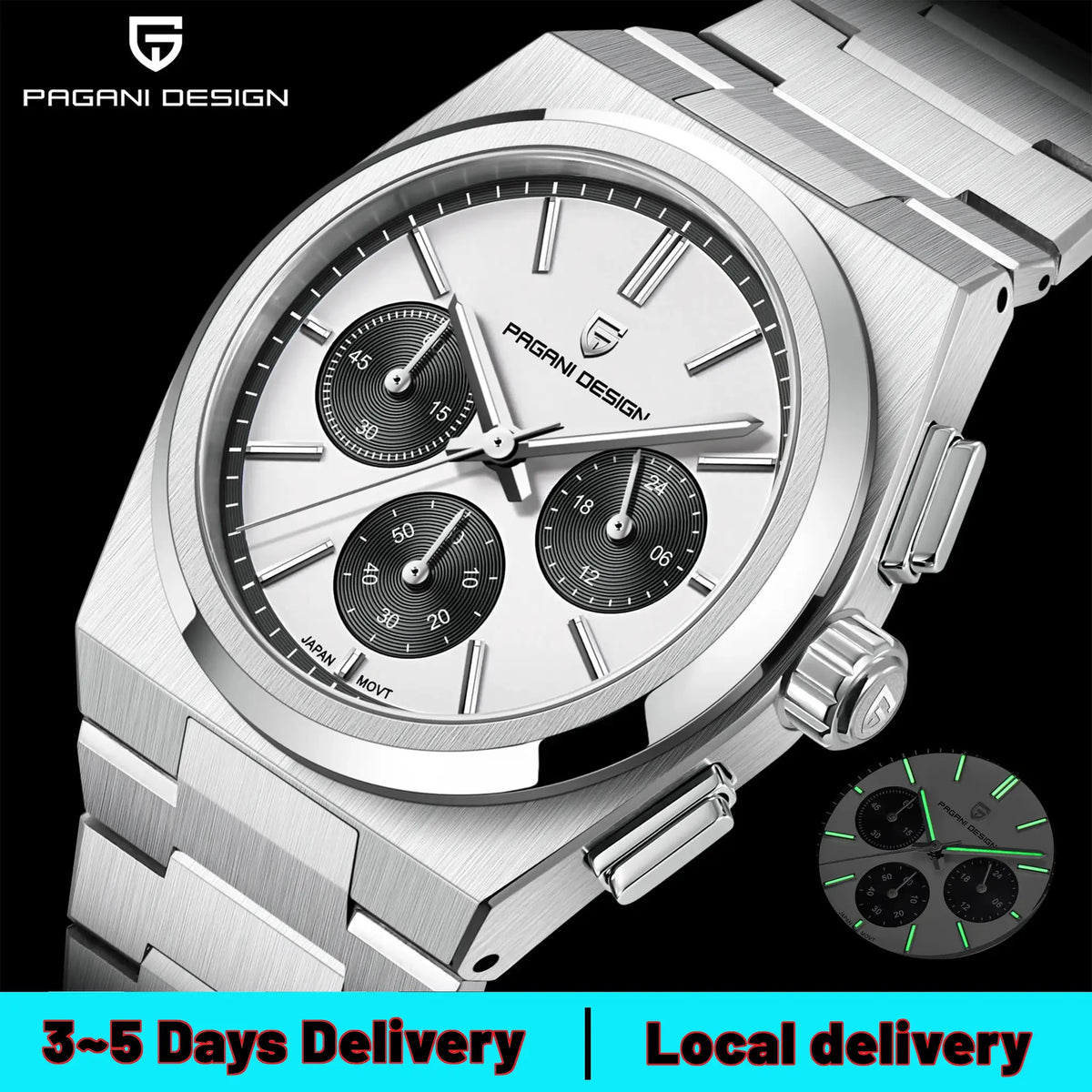 PAGANI DESIGN Men Luxury Business Watch — product image 1
