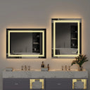 LUVODI Dual Lights Crystal Clear LED Bathroom Mirror 28 Inch