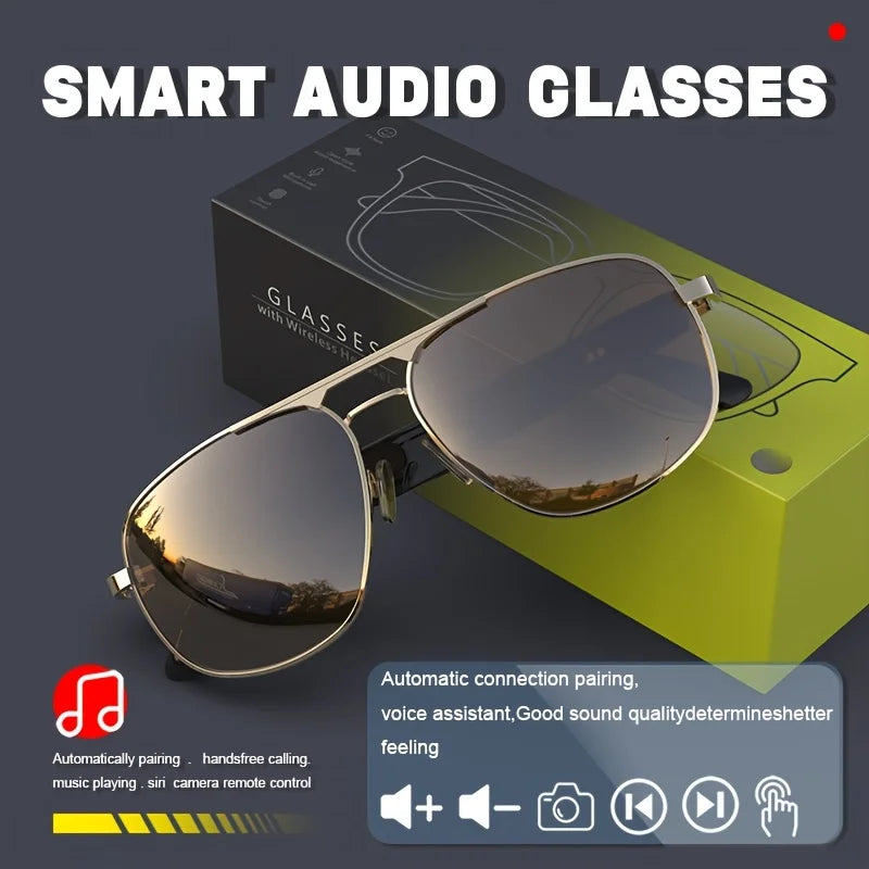 AI-powered Bluetooth glasses wireless smart