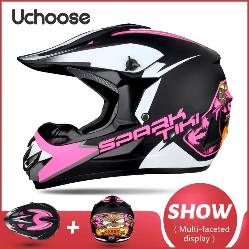 Kids Motocross Motorcycle Helmet — product view 15