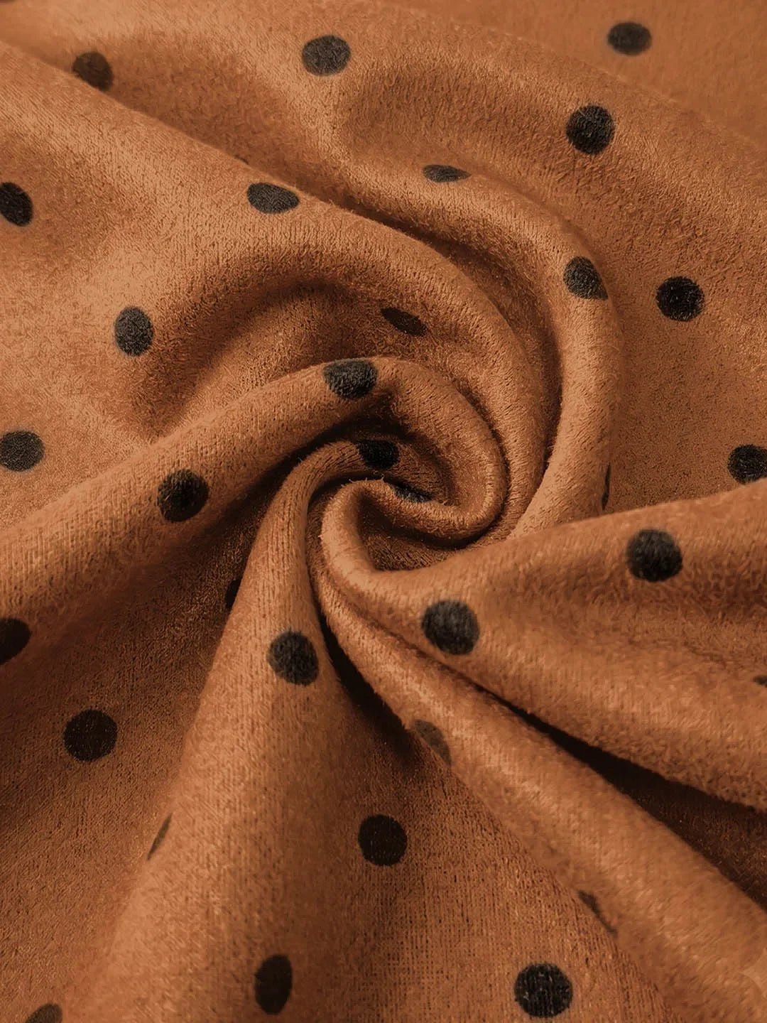Polkadot Suede Leather Jacket