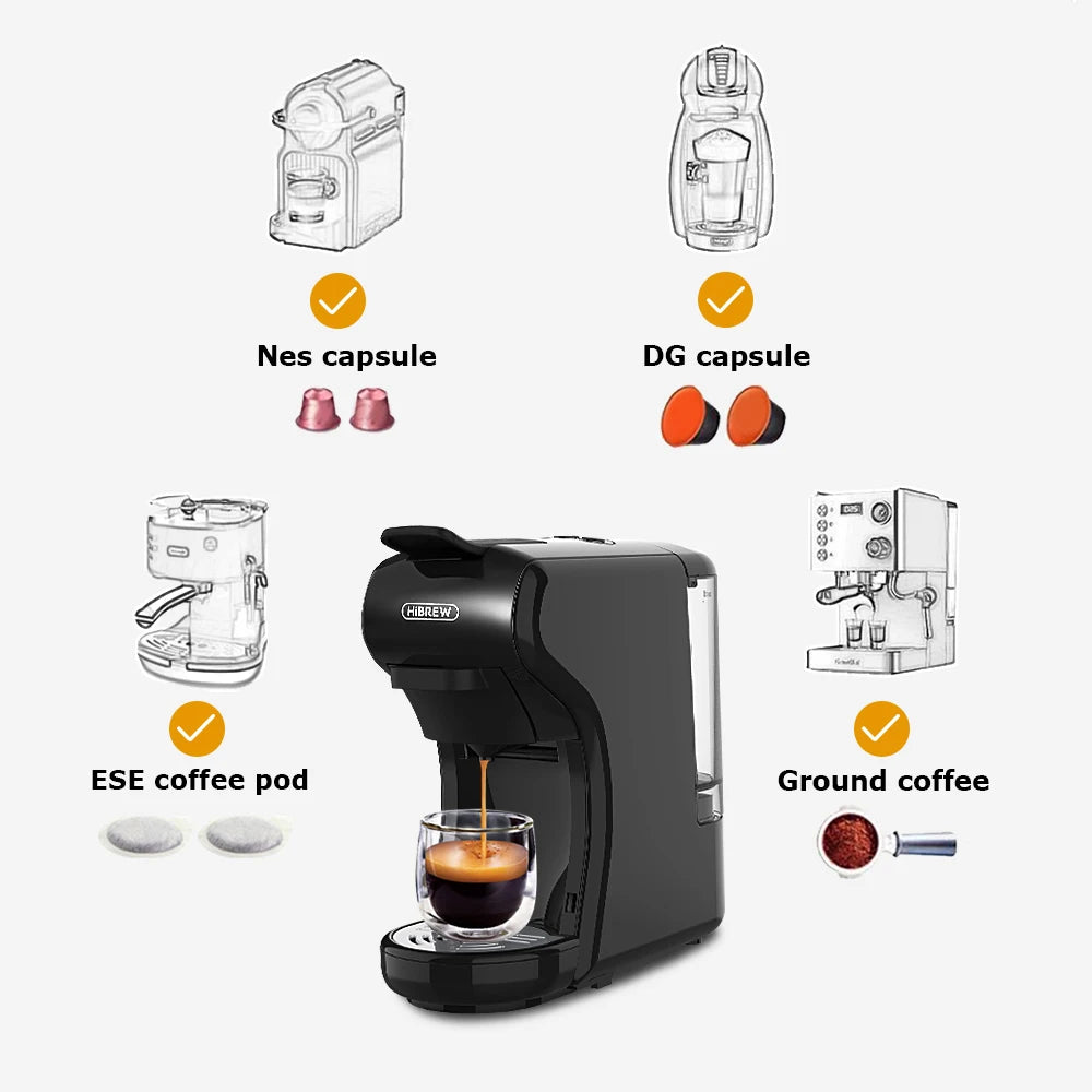 HiBREW Coffee Machine Hot & Cold Multiple Capsule Espresso — product view 2