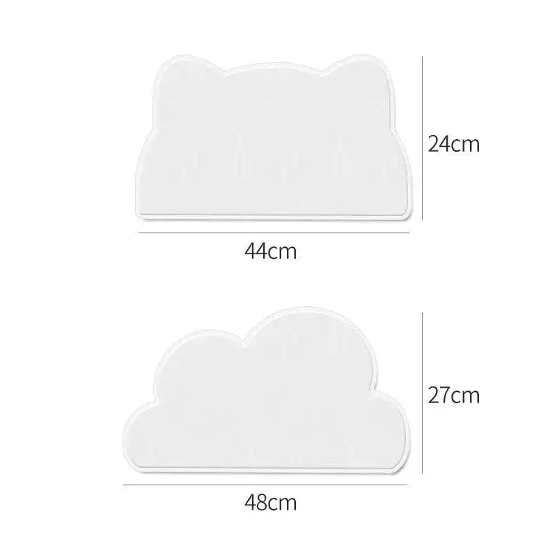 Silicone Pet Mat For Dogs And Cats Waterproof Bowl Placemat