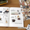 Warm Home Household Display Musical Instruments Stickers Pack