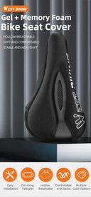 Gel Foam Bike Seat Cover for Riders