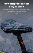Comfortable Gel Bicycle Seat Cover with Waterdrop Pattern