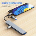 USB C Hub 8 In 2 Type C Splitter USB 3.0 Hub Adapter