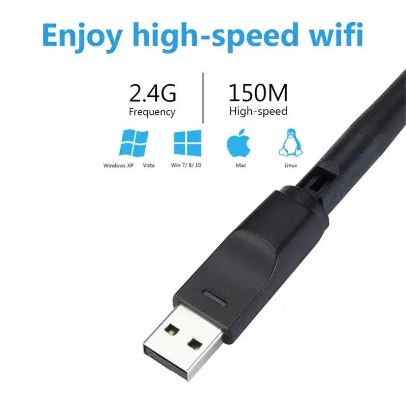Enhanced Mini USB WiFi Adapter PC And Laptop Connectivity