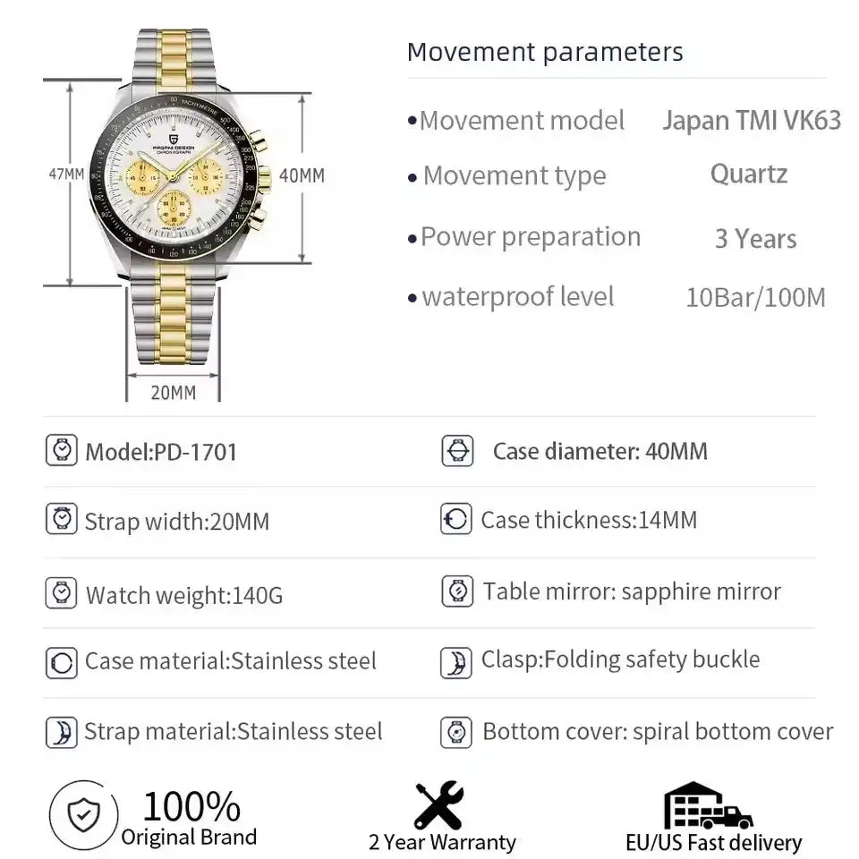 Pagani Design Luxury Quartz Watch — product image 8