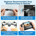 TONGLI Foldable Drone RC Quadcopter with Large‑Screen Remote Control