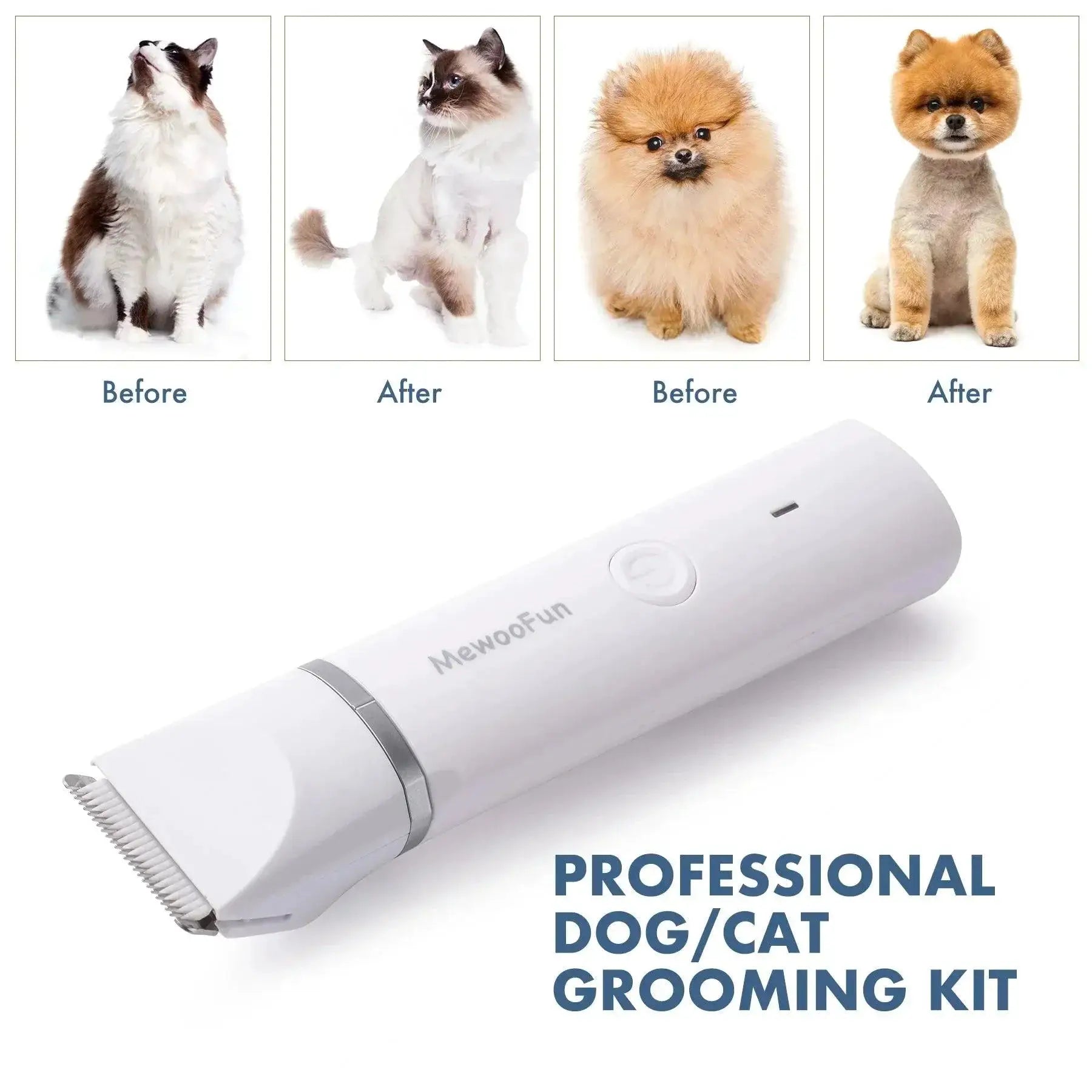 Mewoofun Professional Pet Grooming Kit For Dogs And Cats