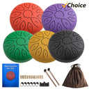 6-Inch Steel Tongue Drum 11 Notes Handpan C Key Yoga