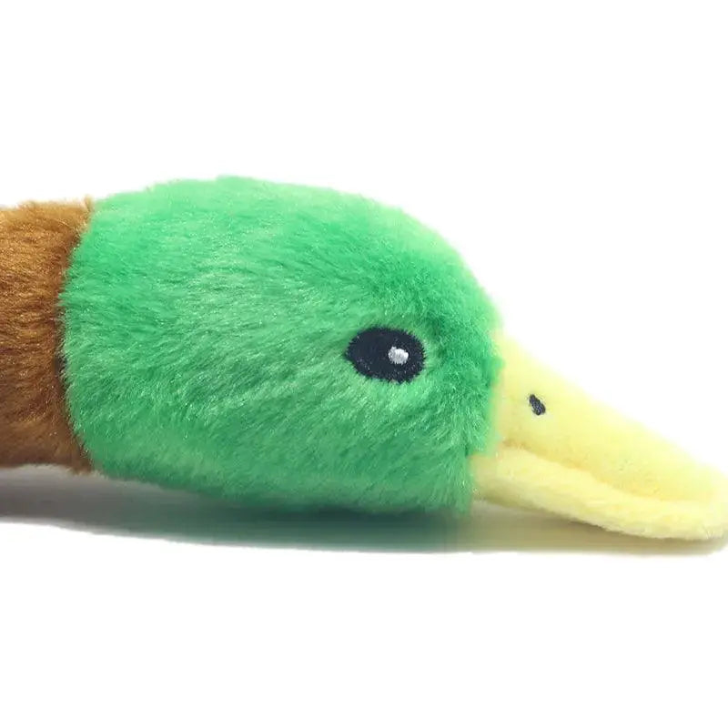 Plush Duck Squeaky Dog Toy With Cleaning Tooth Chew Rope