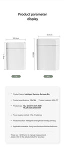Smart Trash Can for Tight Bathrooms