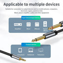 Double Trs Cable Aux Adapter