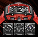 Colevkie Barrel Shaped Men's Mechanical Watch 2024