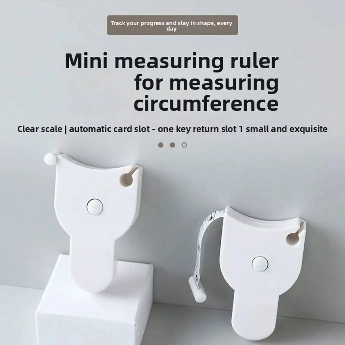 Body Measuring Tape, Retractable Fitness Tape Measure, Soft Ruler For Waist, Chest, Arm And Body Circumference Measurement