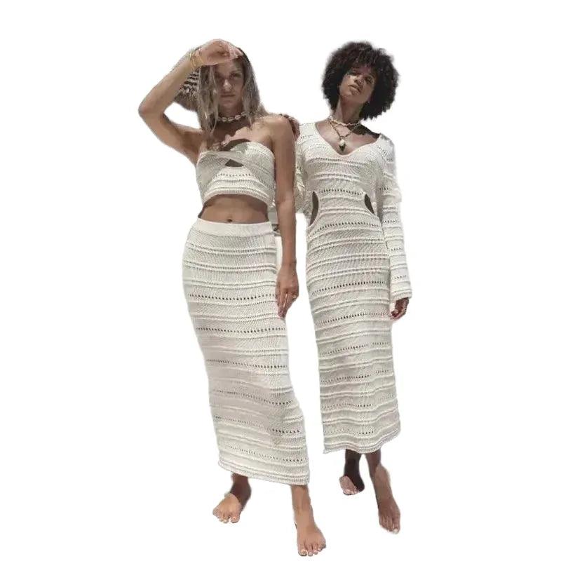 Two Piece Swim Set for Women Backless — product view 1