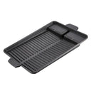 Portable Non-Stick BBQ Grill Pan for Korean Barbecue 32x26cm