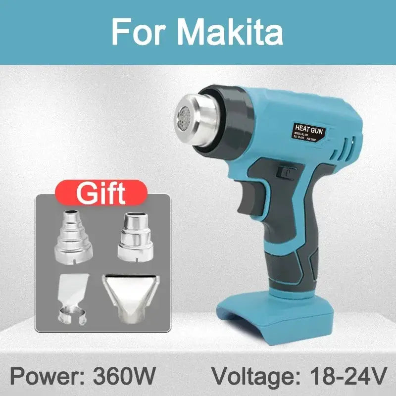 Cordless Heat Gun 18V 20V for Makita Milwaukee Tool