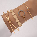 Fashion Snake Green Gemstone Bangle Bracelet for Women