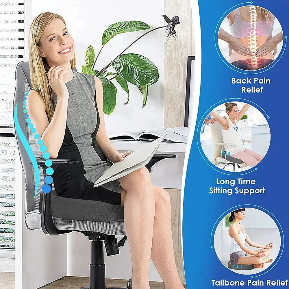Ergonomic U Shaped Memory Foam Seat Cushion For Comfort