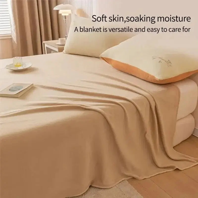 Extra Soft Flannel Blanket Thickened For All Seasons - OurLum.com