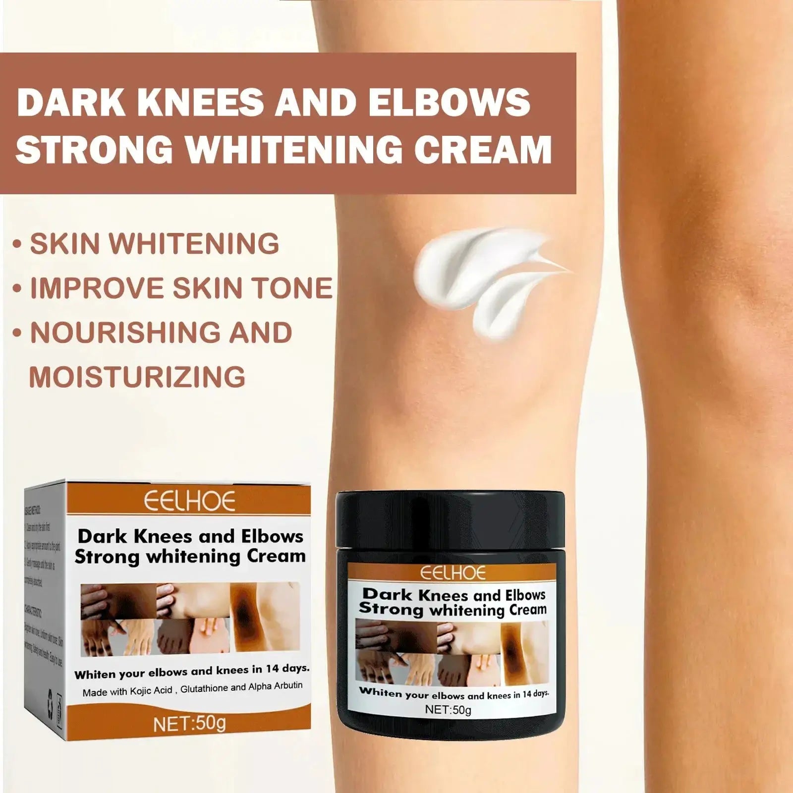Dark Knuckles Fast Brighten Cream Elbows Hand Knuckle Brightening Serum Knee Black Skin Quickly Lighten Stains Remover Products
