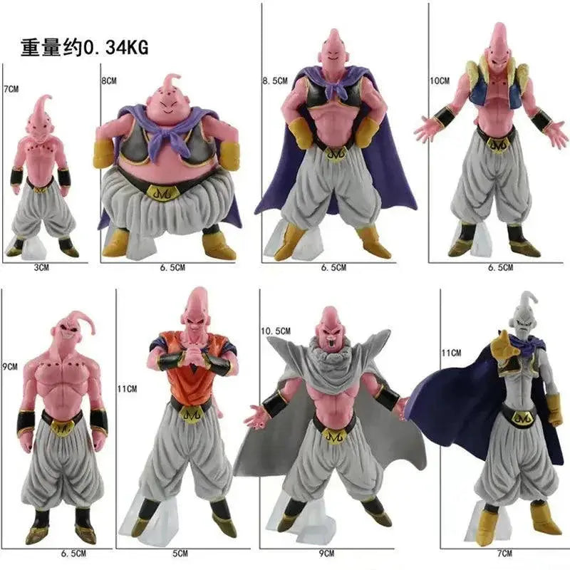 Dragon Ball Z Majin Buu And Fat Buu PVC Figures Collection