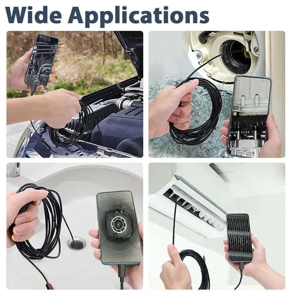 KERUI WiFi Endoscope Camera With Dual Lens And LED Lights