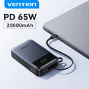 Vention Power Bank - 20000mAh Built-In Cable