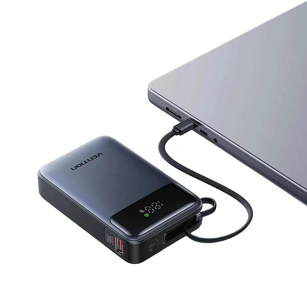 Vention Power Bank - Built-In Cable — product view 1